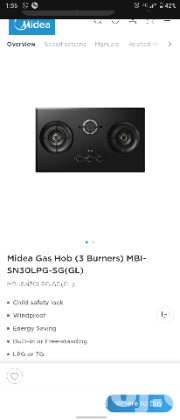 Midea Gas Hob